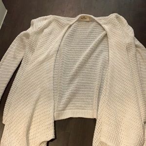 White Hollister cardigan